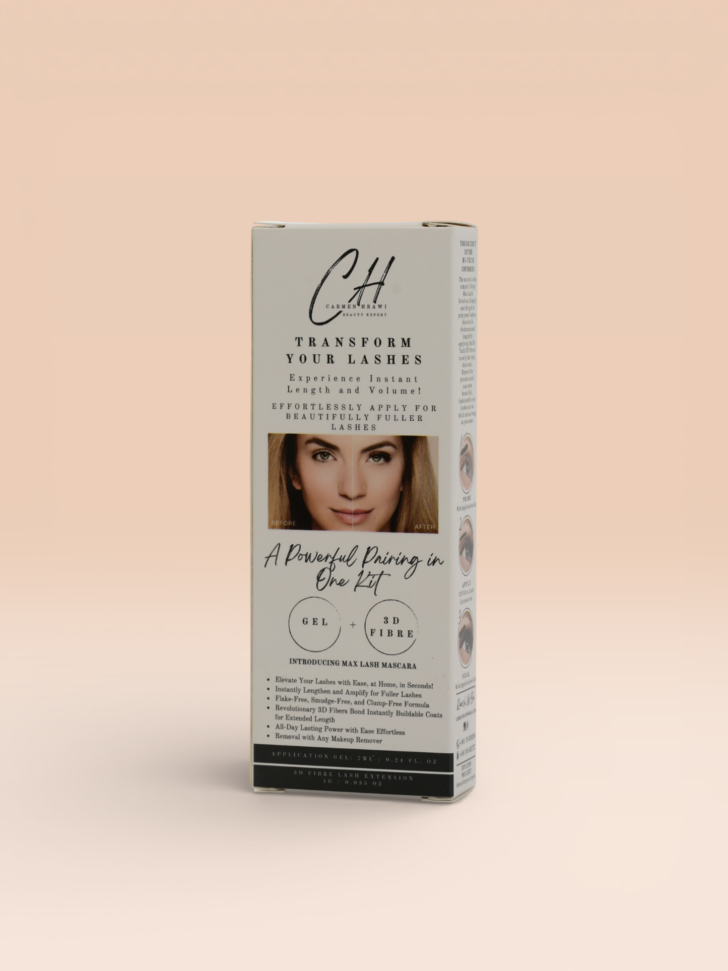 CARMEN HRAWI MAX LASH 3D FIBRE MASCARA